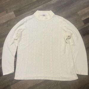 Alia Ivory Knit Top